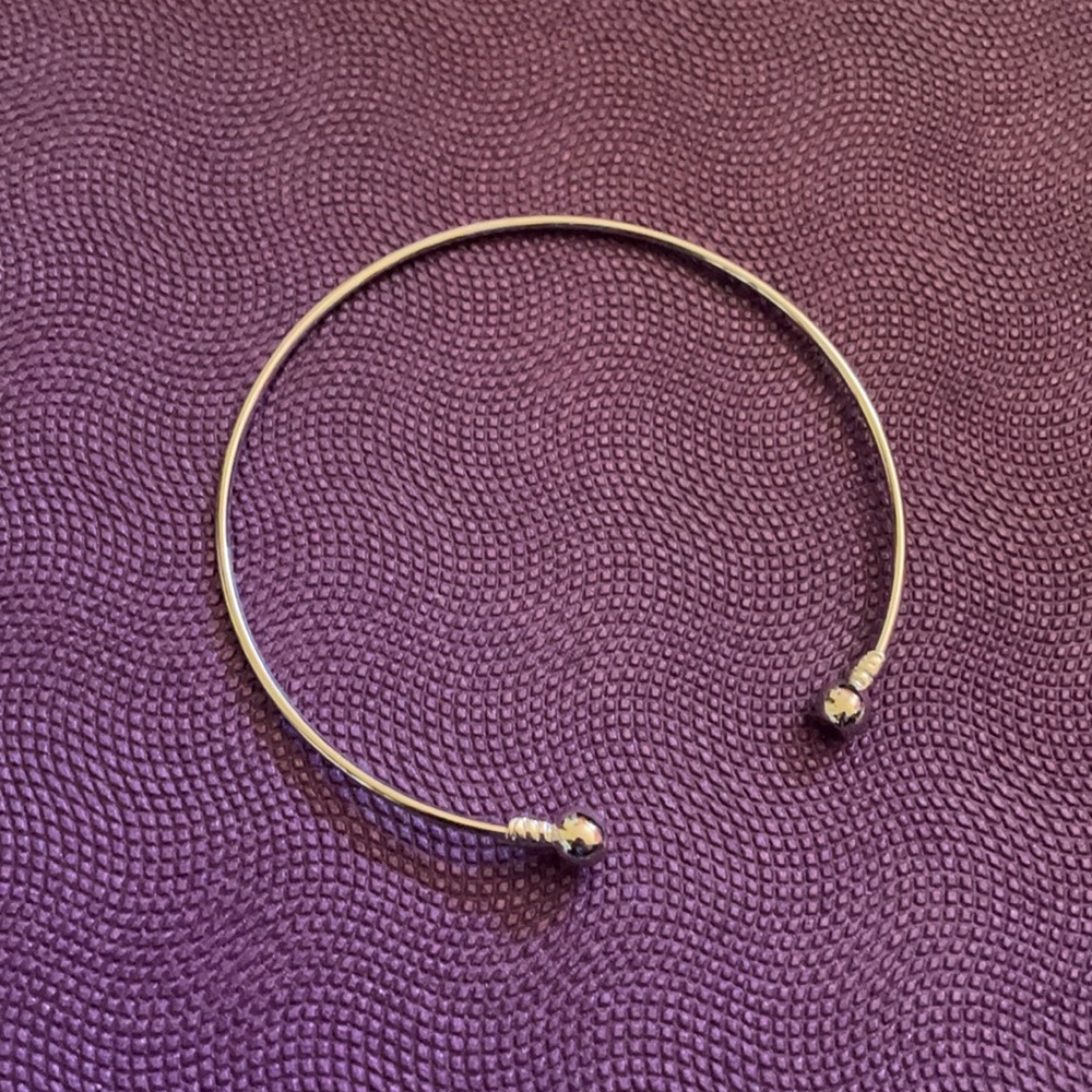 Silver arm cuff